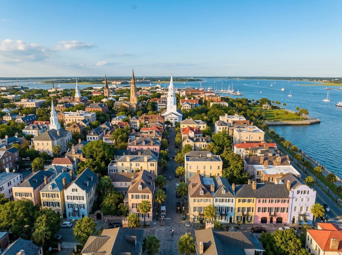 Peninsula area of Charleston